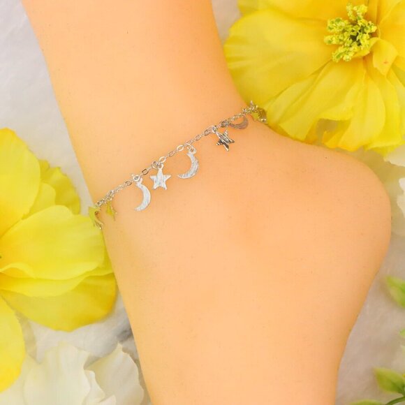 "Minimalist Anklet, Sleek & Modern Design, Women’s Fashion, YC110259-A - Picture 9 of 10